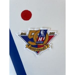 IHL 50th Anniversary Jersey Patch 1945-1995 Rare Vintage Authentic Hockey Retro
